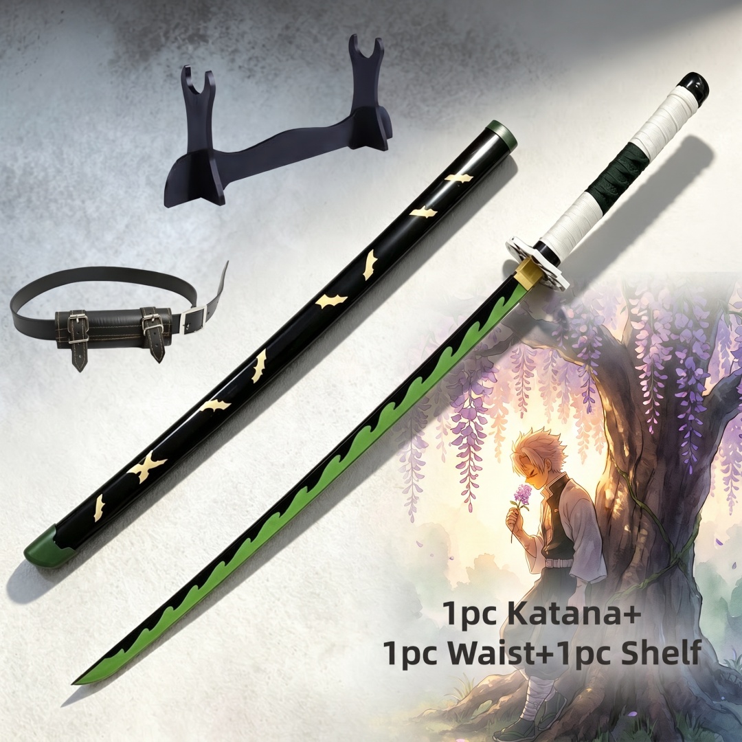 Cosplay Prop Dagger - Zestaw: 40-calowy mecz Demon Slayer Shinazugawa