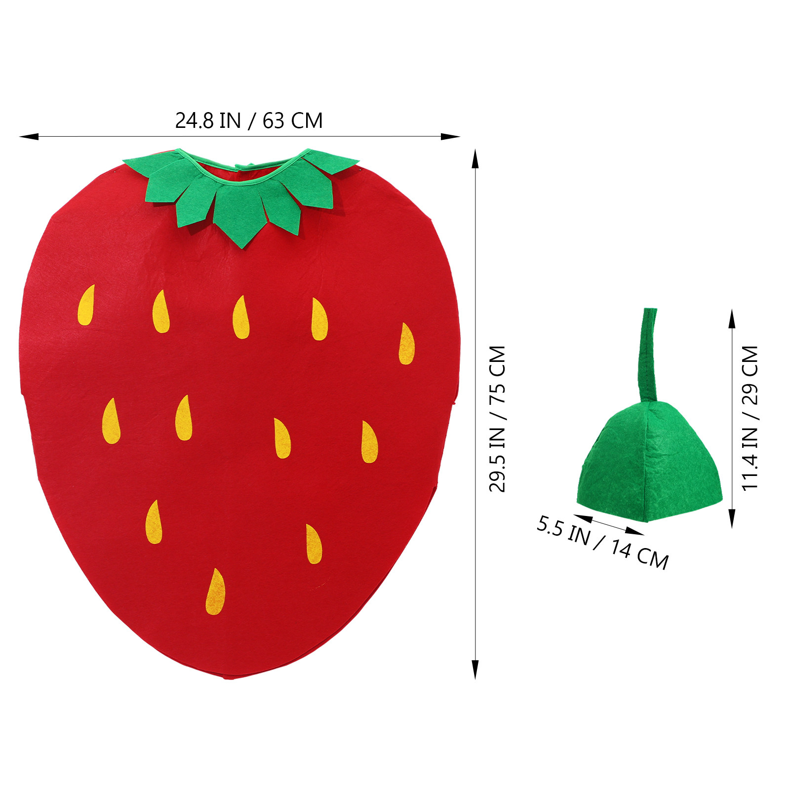 1 szt. Kostium truskawkowy dla – Easy Cosplay Prop recenzja i cena